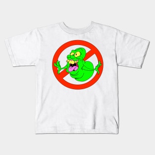 Slimer cute creepy cartoon ghost Kids T-Shirt